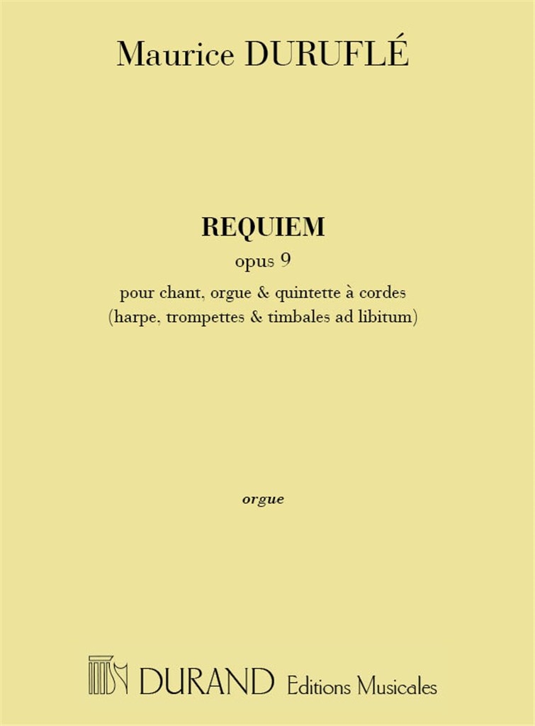 Requiem Opus 9 - Organ